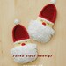 Crochet Pattern - Santa Claus Toddler Booties for Christmas Winter Holiday Home Slipper Shoe Crochet Moccasin Size 4 5 6 7 8 9 (SC02-R-PAT)
