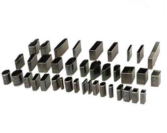 39 piece jewelry cutter set, perfect for polymer clay earrings, pendants, bracelets and other crafts.