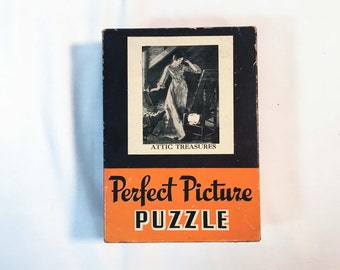 Vintage 1940s Perfect Picture Puzzle — No. 16 Attic Treasures — Over 275 Pieces