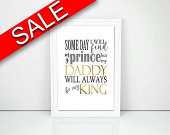 Wall Art Daddy Digital Print Daddy Poster Art Daddy Wall Art Print Daddy Father Art Daddy Father Print Daddy Wall Decor Daddy prince