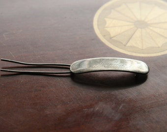 Sterling Silver Vintage Hair Barrette.