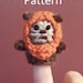 Ewok Crochet Finger Puppet Pattern, Star Wars Finger Puppet Pattern, Star Wars Crochet