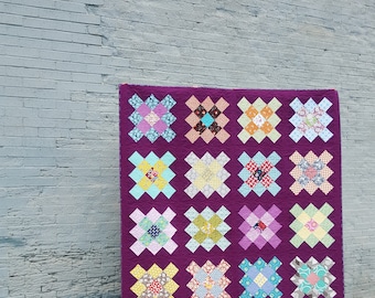 Bold Modern Granny Square Quilt