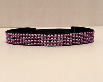 Lavender Sparkle Headband, Sparkle NonSlip Headband, Headband, Nonslip Headband, Sports Headband, Fitness Headband