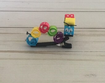 Caterpillar Hair Clip Hair Bow