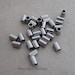 50 stainless steel crimp bead tubes 3mm x 2mm