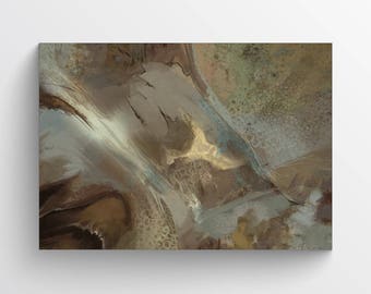 Fine Art Canvas Print 'Atlas', Wall Art, Impressionist Painting Print