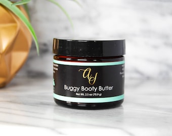 Natural Diaper Cream - Diaper Rash Cream - Cloth Diaper Safe Diaper Cream - Cruelty Free Diaper Cream - Baby Skin Cream - Buggy Booty Butter