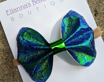 Turtle Power Leatherette Bow
