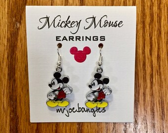 Mickey Mouse Earrings, Mickey Earrings