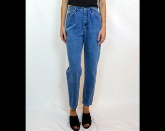Waist 28" Lee Jeans High Waisted Jeans | Vintage Lee Jeans for Women Size 6 | Vintage Mom Jeans Size 28 | 90s Jeans Size 28 | Jeans Size 6