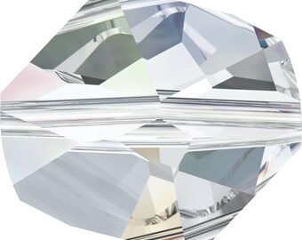 Swarovski Crystal Cosmic Beads 5523- 12mm 16mm - Clear Crystal AB