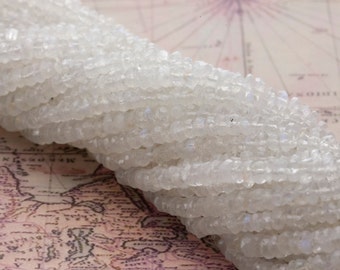 Rainbow Moonstone Bead Strands 31.5ct (B06)