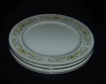 Sterling Fine China by Japan Florentine Pattern Dinner Plate (4)