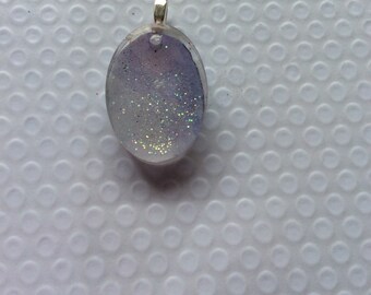 Lovely Small Oval Misty Blue