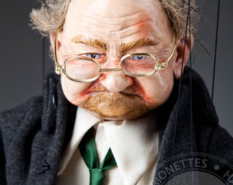 Marionette Old man Joe from CzechMarionettes traditional handmade collection (made in Czech Republic)
