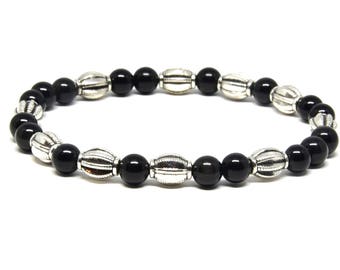Black Onyx With a Touch of Silver