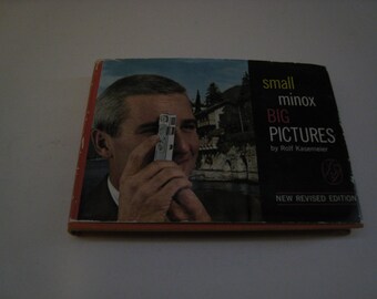 Minox Camera Book, Small Minox Big Pictures, Vintage Minox B Book, Minox Manual, Rolf Kasemeier, Spy Camera