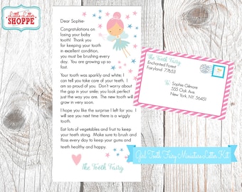 INSTANT DOWNLOAD | EDITABLE | Tooth Fairy Miniature Letter | Tooth Fairy Certificate | Tooth Fairy Note | Tooth Fairy Printable Tooth Chart