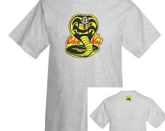 Cobra Kai dojo t-shirt Karate Kid inspired martial arts 80's movie Tee
