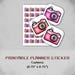 Printable Stickers, Printable Planner Sticker, Planner Stickers, Journal Stickers, Bullet Journal Stickers, Bujo Stickers, Planner Accessory