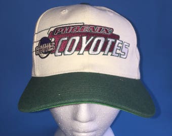 Vintage Phoenix coyotes snapback hat adjustable sports specialties the 1990s NHL