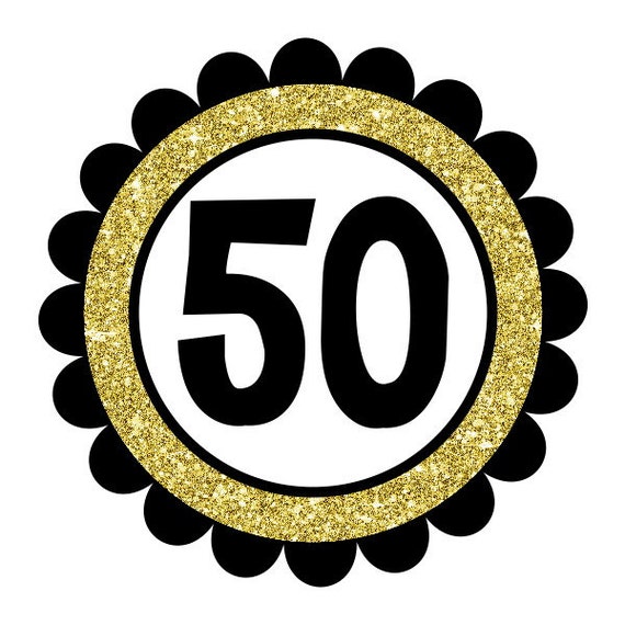 Free Printable 50th Birthday Tags