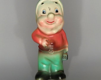 Czechoslovakia Plastic Squeaky Toy Dwarf