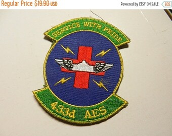 Spring Sale Vintage Gulf War era 433rd AES Medic Patch
