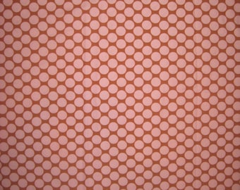 Amy Butler Full Moon polka dot camel fabric 22" X 42"