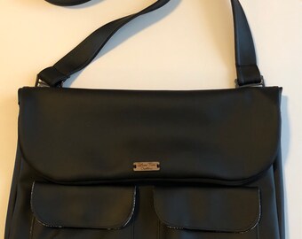 Cheveron Fold Over Satchel