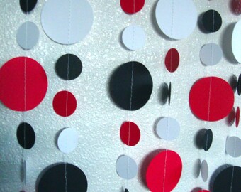 Ladybug party garland