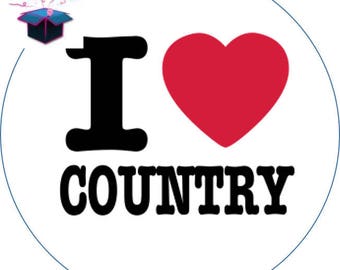 1 cabochon clear 25 mm country theme