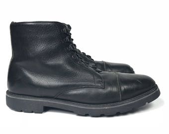Größe Herren 13 - Vintage schwarze Stiefel