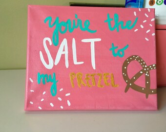 Pretzel Custom Canvas