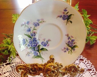 Royal Albert Forget me not orphan saucer