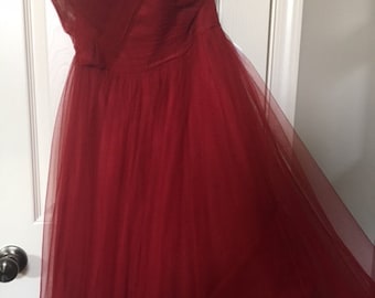 Alfred Angelo Red Prom Gown