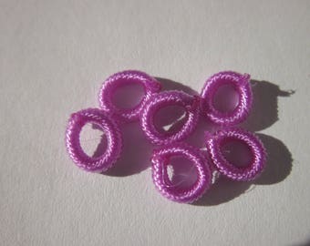 24 wire rings with 6 mm hole 3 mm approximately (W12)