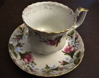 Lovely Little Demitasse Cup and Saucer from Czechoslovakia