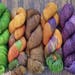 Hand Dyed, Fingering Weight, 75 Superwash Wool/25 Nylon