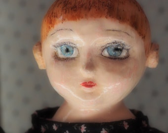 Handmade Unique Custom Izannah Walker Doll very pretty in Liberty dress