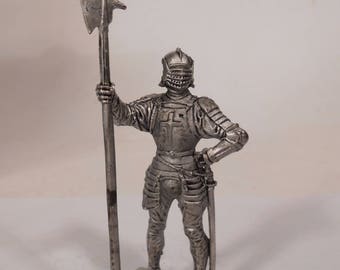 Tin, 54mm, English Halberdier, 1513 year