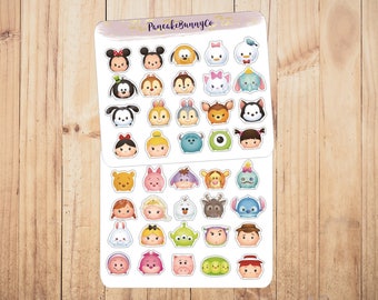 Tsum tsum Disney stickers