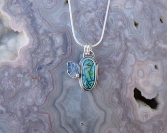 Opal Sterling Silver Necklace