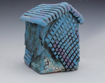 Meditation Prayer House Ceramic Sculpture Textured Handmade My second Home