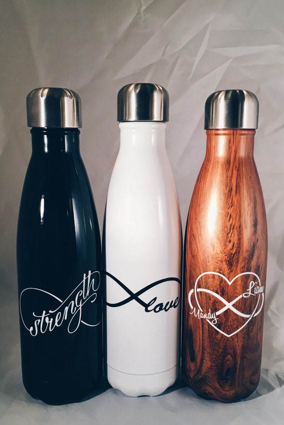 Custom Infinite Love Swell Bottle -Wedding, Christmas, Anniversary, Valentine's Day Swell Bottle