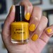 Gnashville - Nashville Collection - mustard yellow handmade nail polish