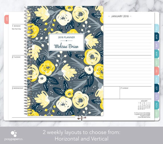 personalized weekly planner