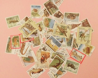 Postage stamps (16 items, used)