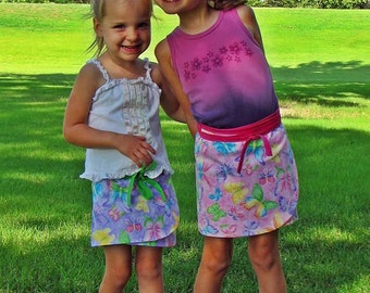 Hiekka Wrap Skirt Pattern 2y - 16y